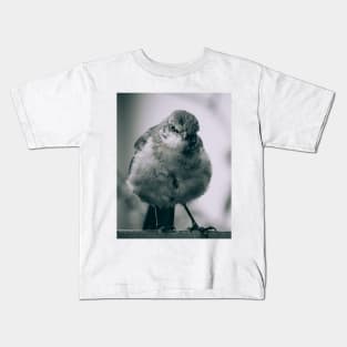 Grumpy Bird Photograph Kids T-Shirt